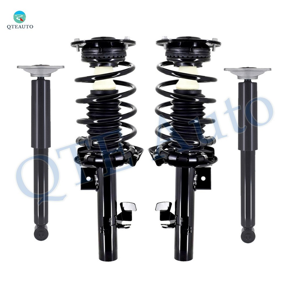 Set 4 Front Quick Complete Strut-Rear Complete Shock Kit For 2007-2016 Volvo S80