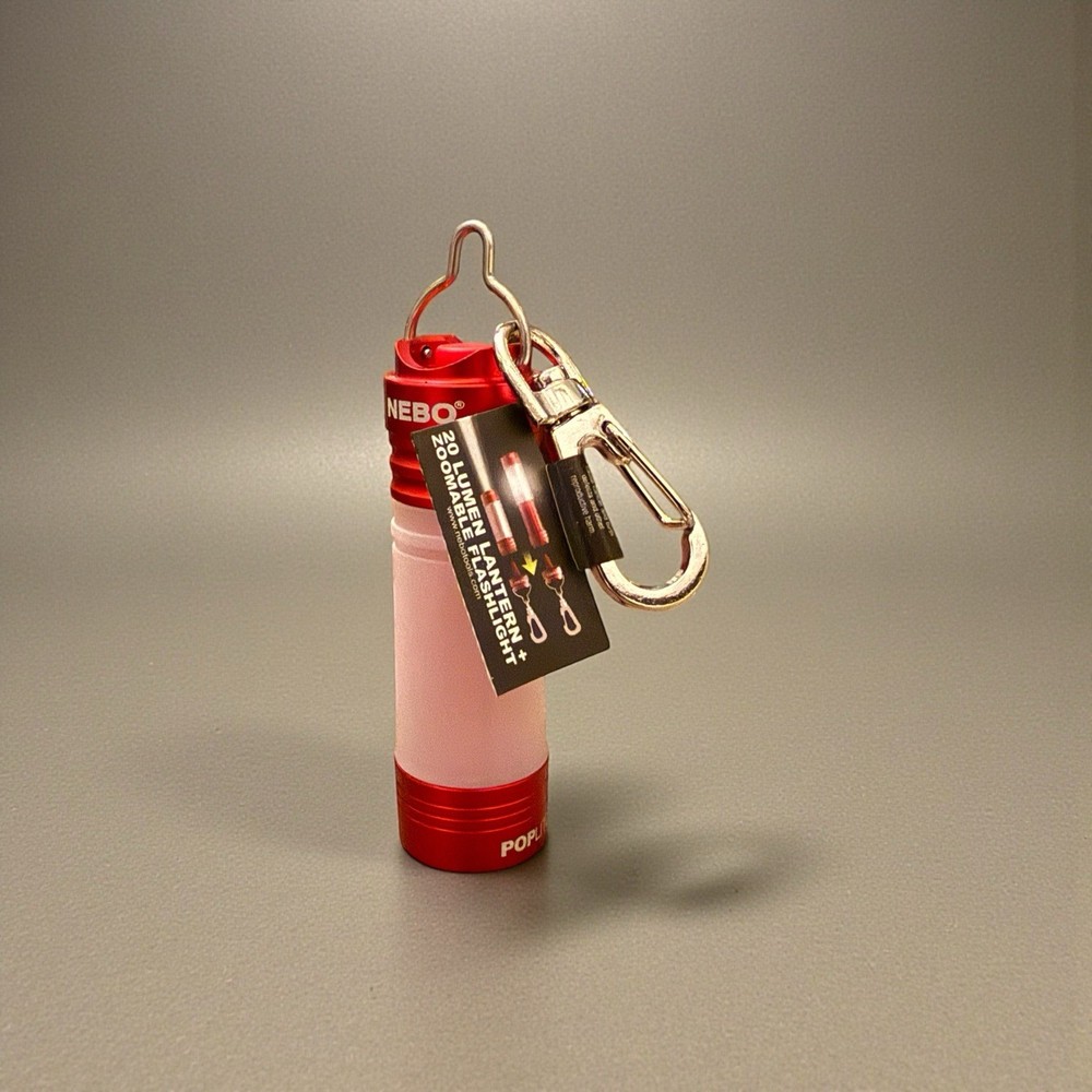 2-Pack NEBO 20 Lumen Pop-Up Lantern Flashlight – Compact LED Camping Light