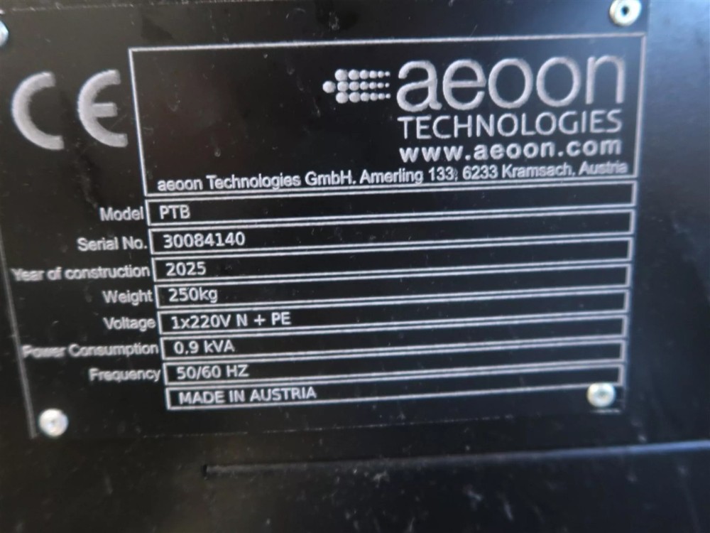 2025 Aeoon Technologies PTB Pre-Treat High Speed Machine