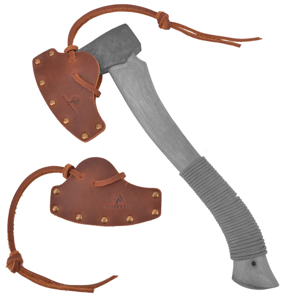 Cowhide Leather Axe Blade Sheath Protector Axe Head Cover Hatchet Holster