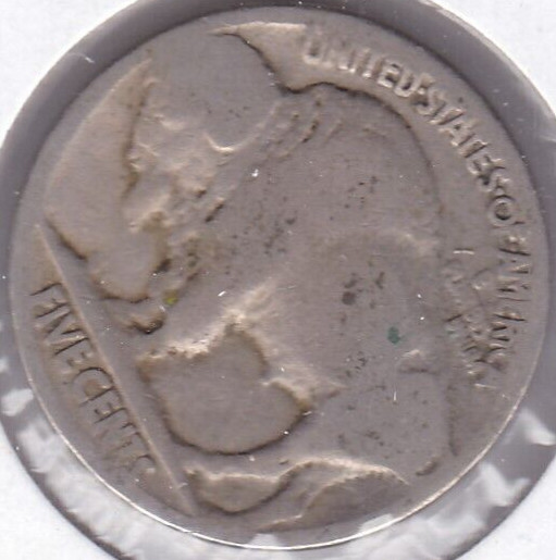 1923 Buffalo Nickel Acid Dated L2