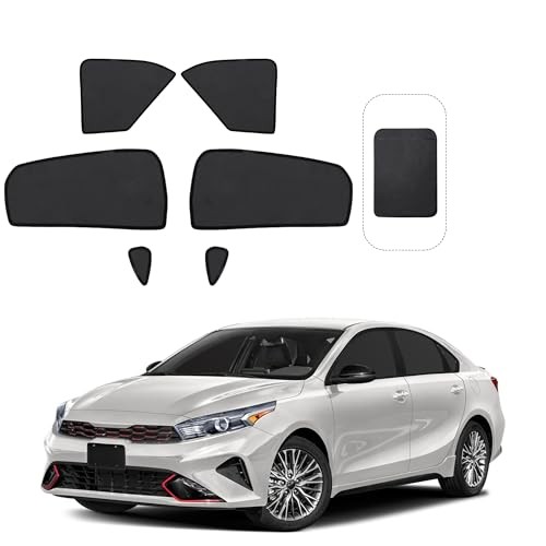 Front Side Half Window Shade Foldable Custom Fit for (6PCS) 2019-2023 Kia Forte