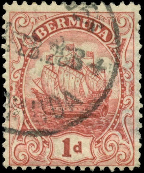 Bermuda Scott #83a Used  Type II
