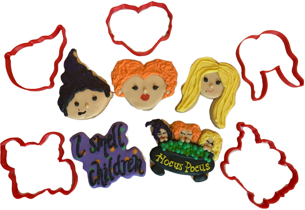 5x Hocus Pocus Coookie Cutter