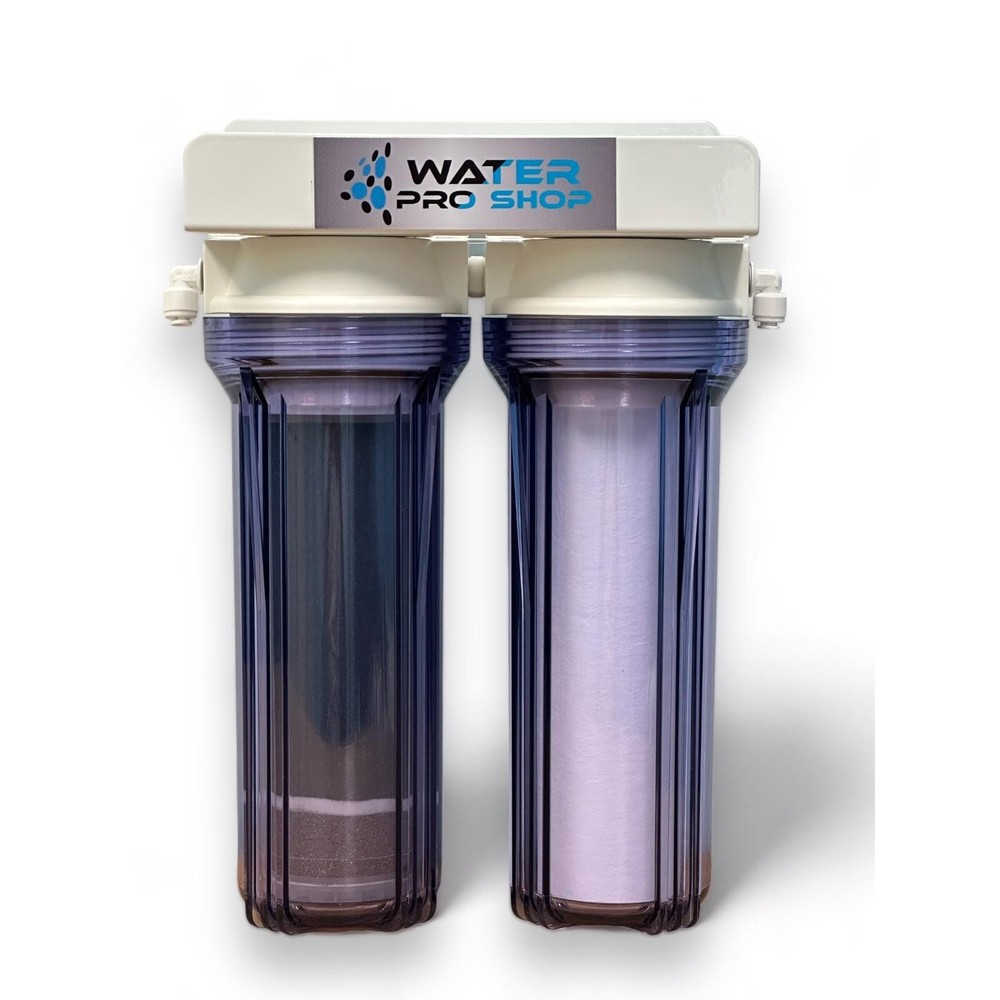 2 Stage Hydroponics Growing Dechlorinator & Sediment Water Filter System