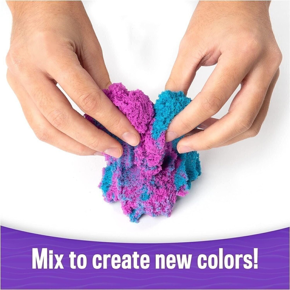Kinetic Sand, Exclusive 12-Pack Castle Containers, Multi-Color Play Sand Bundle