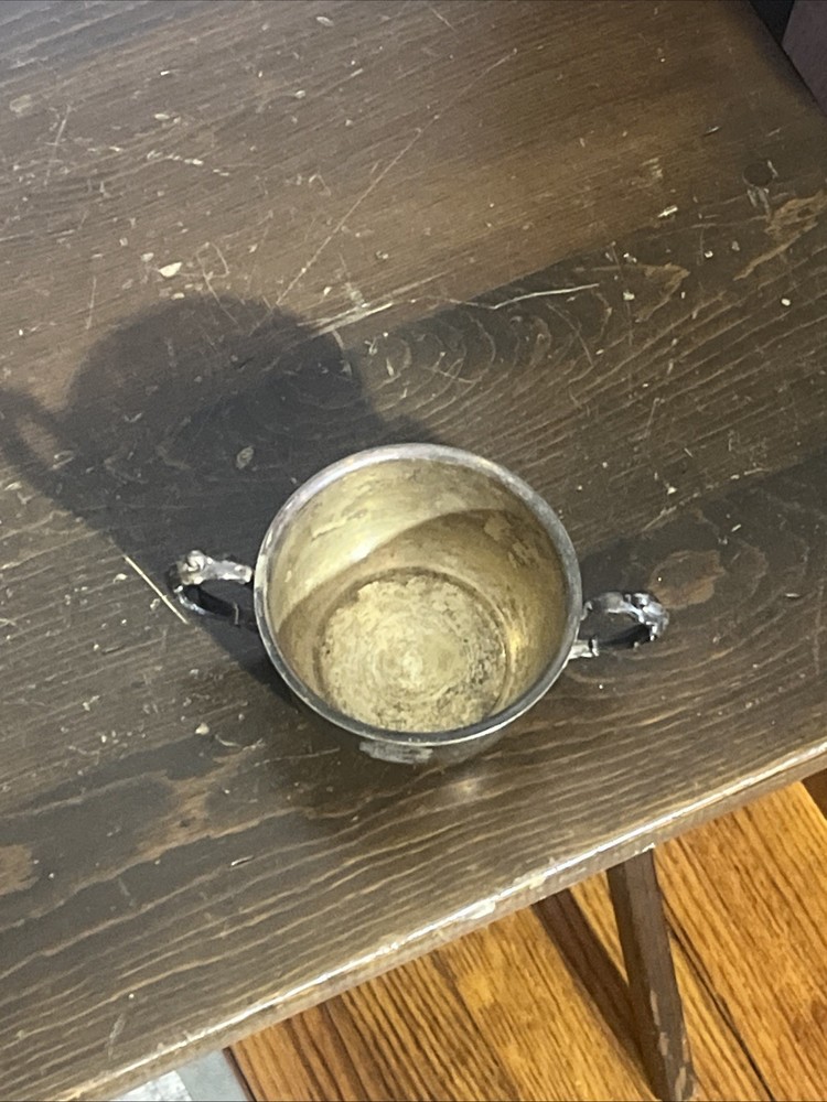 Vintage Sheridan Silver On Copper Bowl