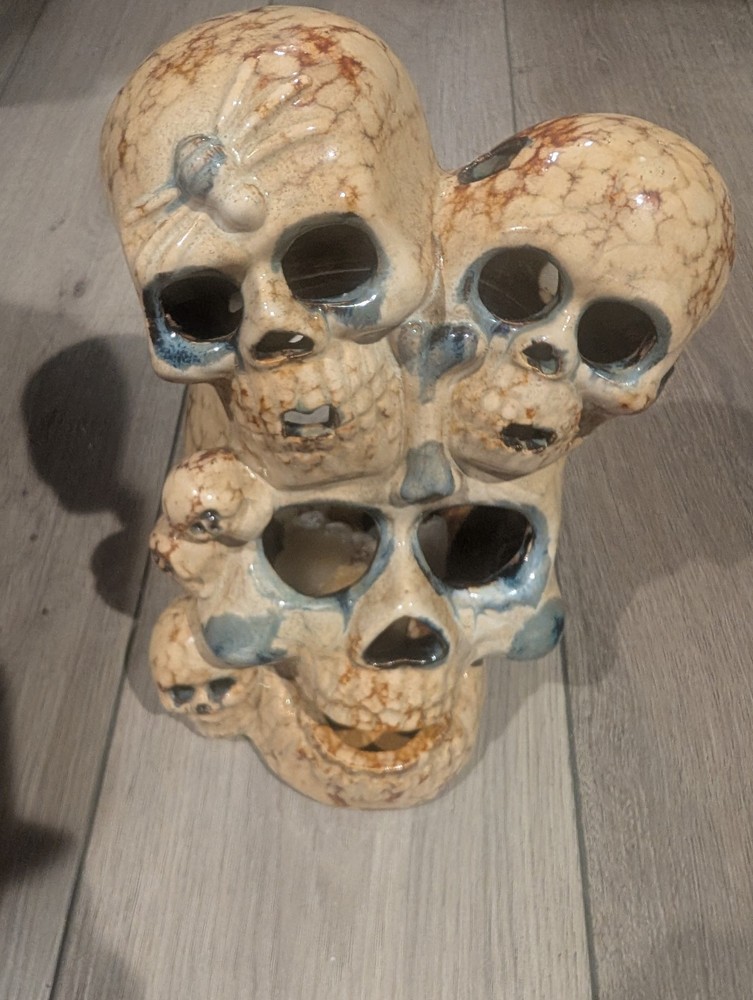 Skull Candle Holder