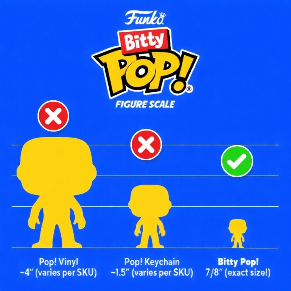 Marvel BITTY Pop Display (Holds 16) 3D Printed