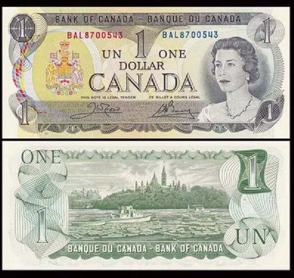 1973 Canada 1 Dollar P-85 NEW UNC Banknote