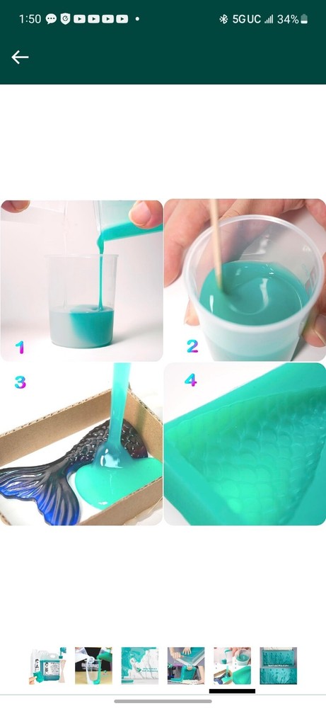 BBDINO Silicone Mold Making Kit, Super Elastic Silicone for Mold Making