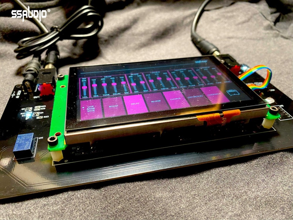 Guitar Multi Effect Touch Control Overdrive Distortion Chorus Reverb Delay Boost