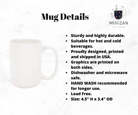 Blue Hydrangeas Coffee Tea Mug Cup 15 Oz Ceramic, Floral Pattern by Mugzan