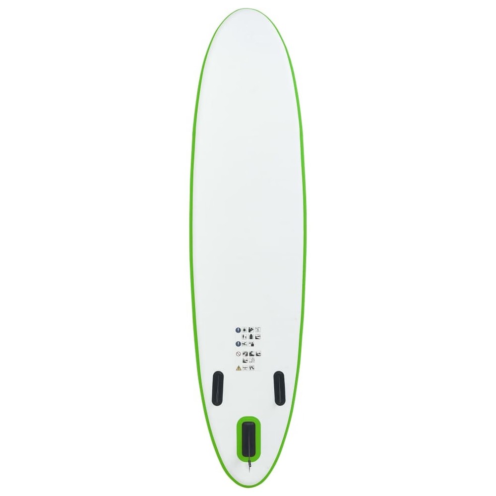 Inflatable Stand Up Paddleboard Set Green and White