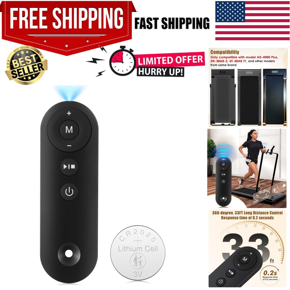 Walking Pad Remote Replacement Compatible with Model AD-4000 Plus, DK-38AB-1,...
