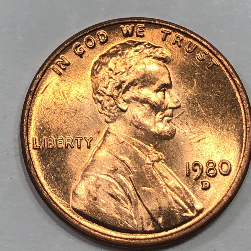 1980 D - Lincoln Memorial Cent