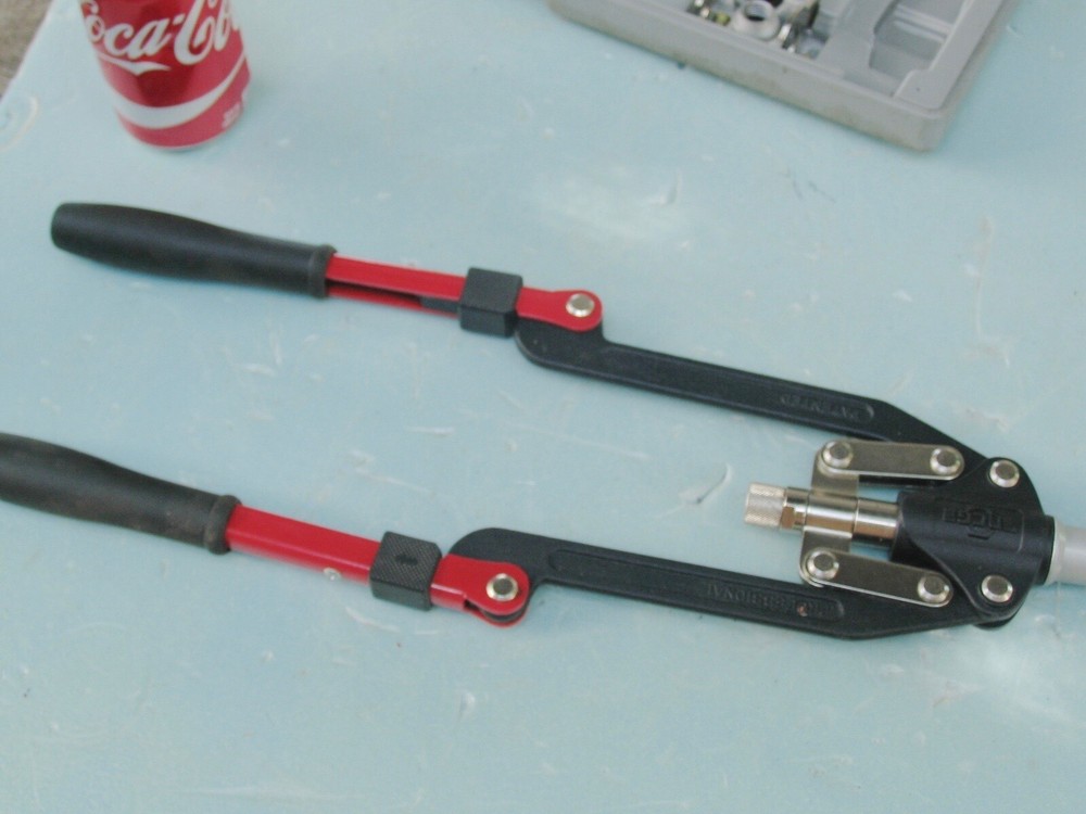 NCG Heavy Duty Rivet & Rivet Nut Combination Tool (Folding Handles) + Case