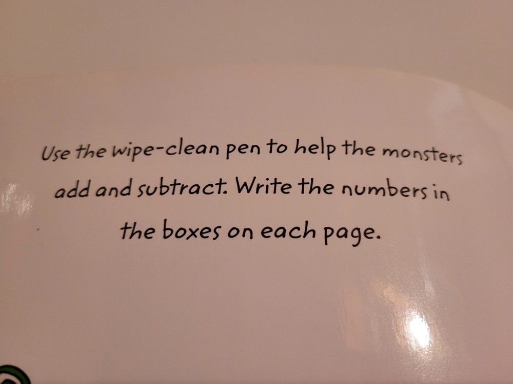 Usborne Wipe-Clean Books