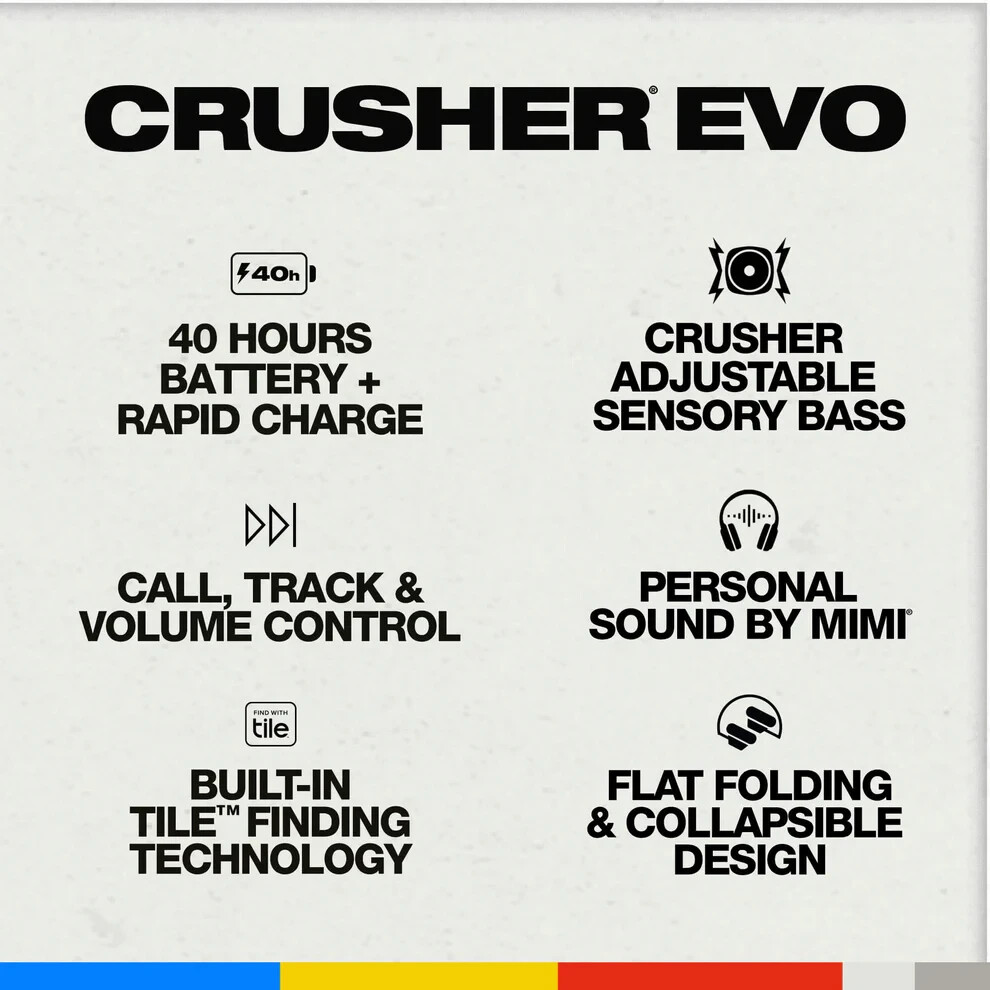 Skullcandy Crusher Evo Wireless - Midnight Blue-(Certified Refurbished)