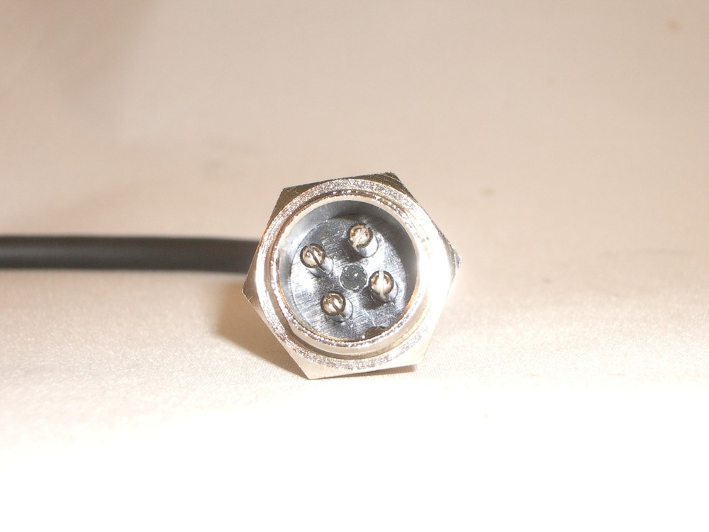 WORKMAN CP4 4 PIN RIGHT ANGLE PANEL MOUNT RIGHT ANGLE MICROPHONE ADAPTER CABLE