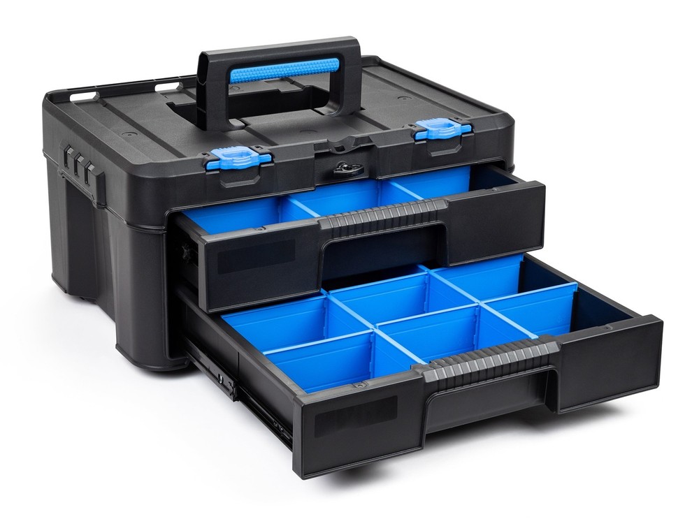 Stack System Two Drawer Tool Box Fits Hart's Modular Storage Organization System