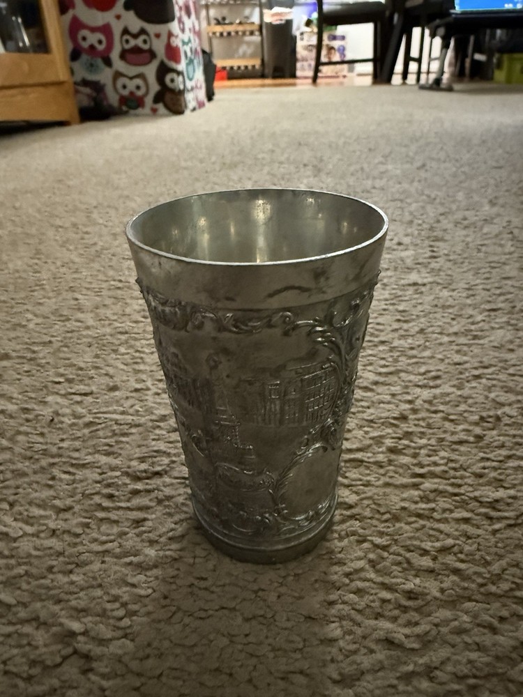 Silver Ornate Cup Vintage