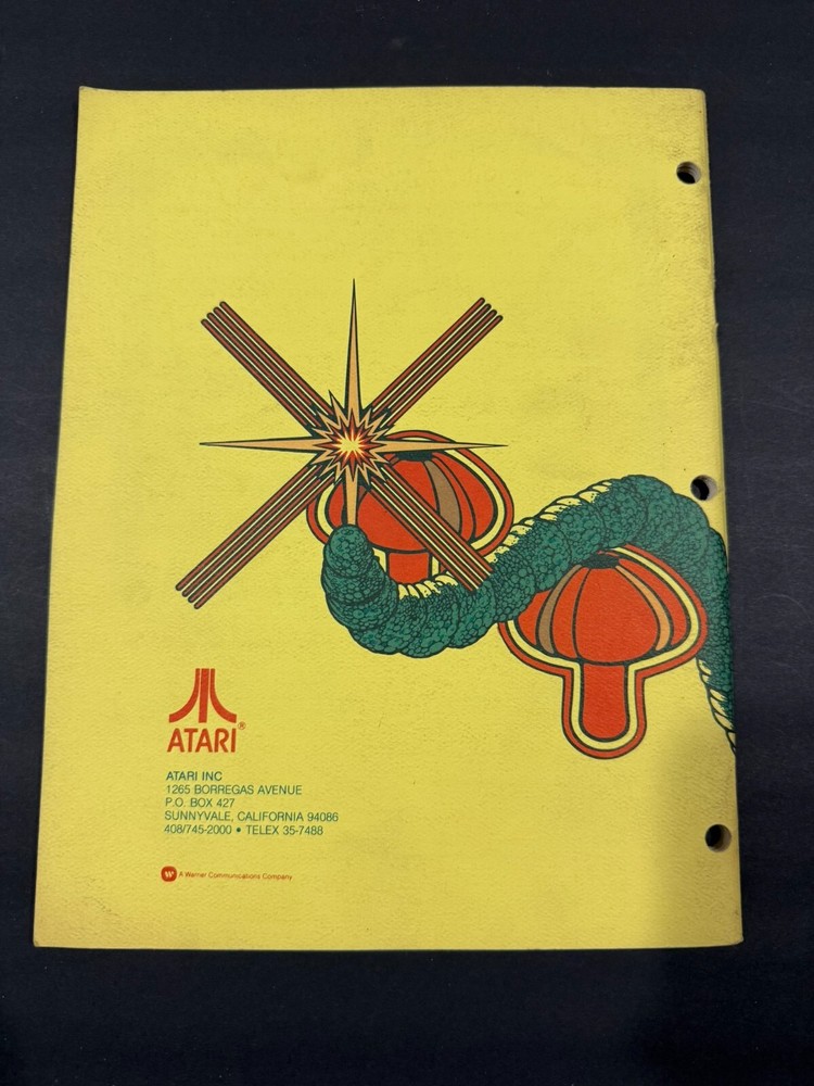 Atari Centipede Arcade Operation, Maintenance and Service Manual