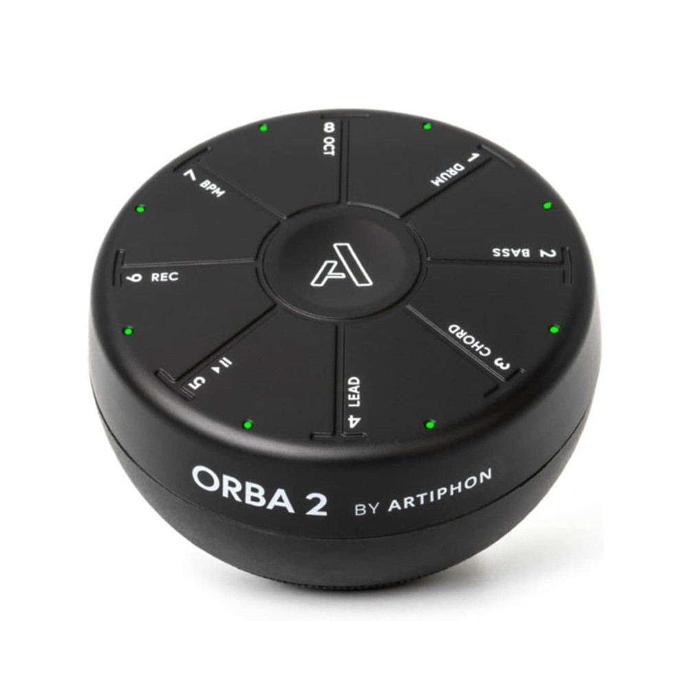 Orba 2 by Artiphon Portable Electronic Multi-Instrument Looper, MIDI controller