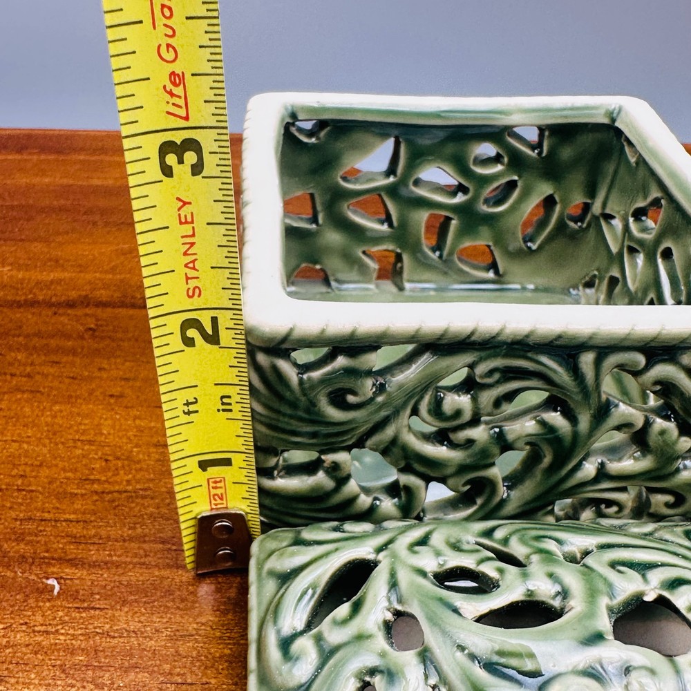 Handmade Celadon Porcelain Incense Burner