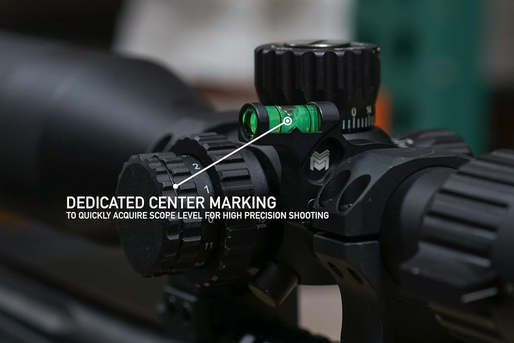 Monstrum Rifle Scope Level Bubble 34 mm, Black