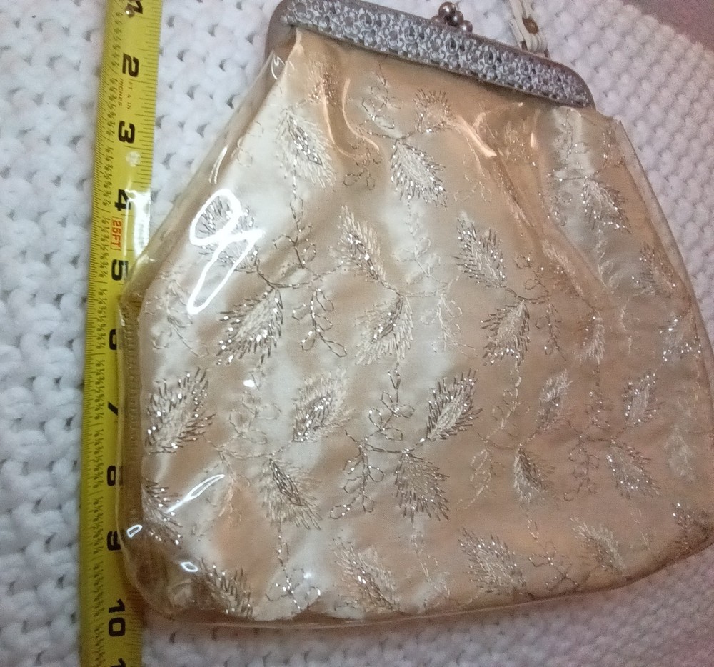 Vintage Hand Bag / Plastic Outer Cover