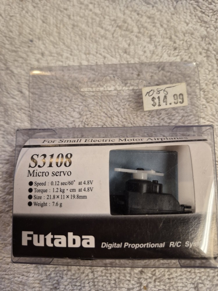 Futaba Servo FP-S3108 Micro Servo for small models sealed package