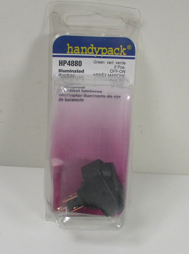 Standard HP4880 Illuminated Rocker Switch Green