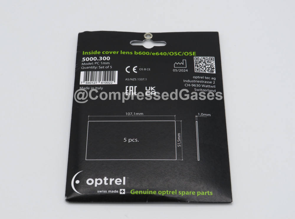Optrel 5000.300 Inside Cover Lens (5 pieces)
