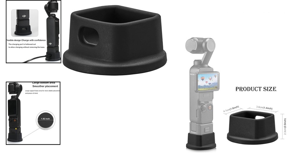 DJI Osmo Pocket 3 Silicone Non-Slip Tabletop Base - Ultimate Protection Solution