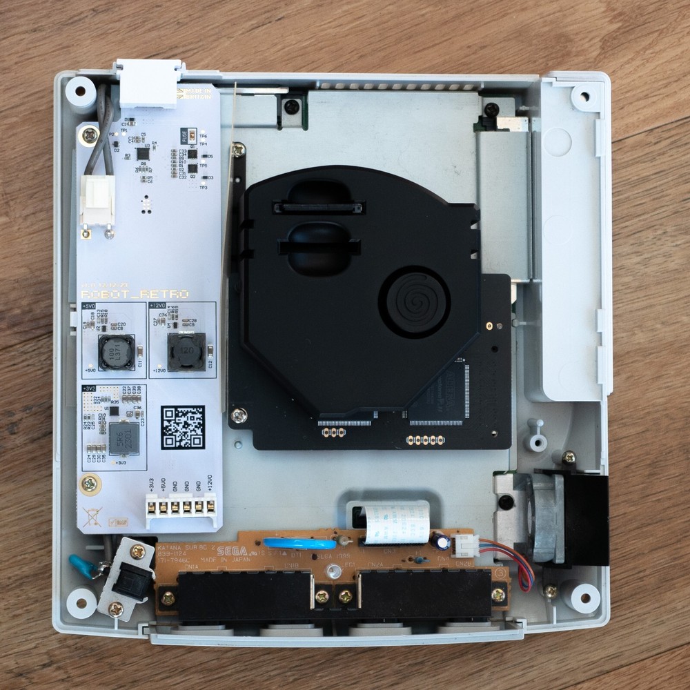 Dreamcast Replacement Power Supply USBC Type C Mod With 3D Printed Spacer
