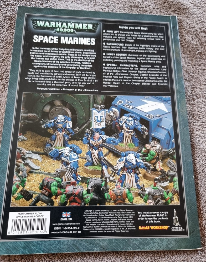 Warhammer 40k Space Marines Softcover
