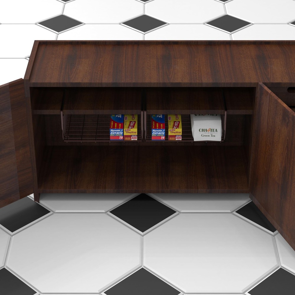 Under Shelf Basket, Bronze