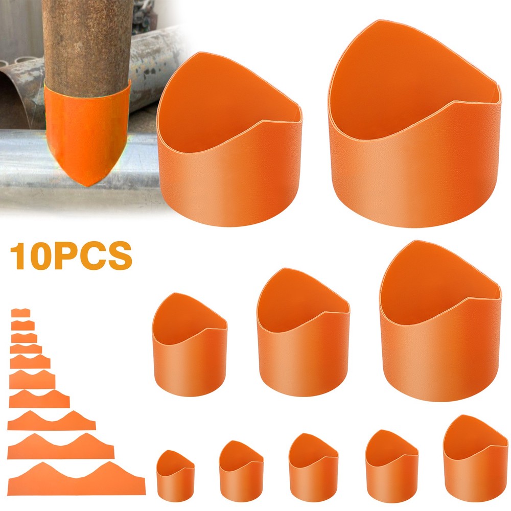 10x 3/4"-8" Pipes Saddle Template Pipe Cutting Guide Pipe Coping/Notching Tool