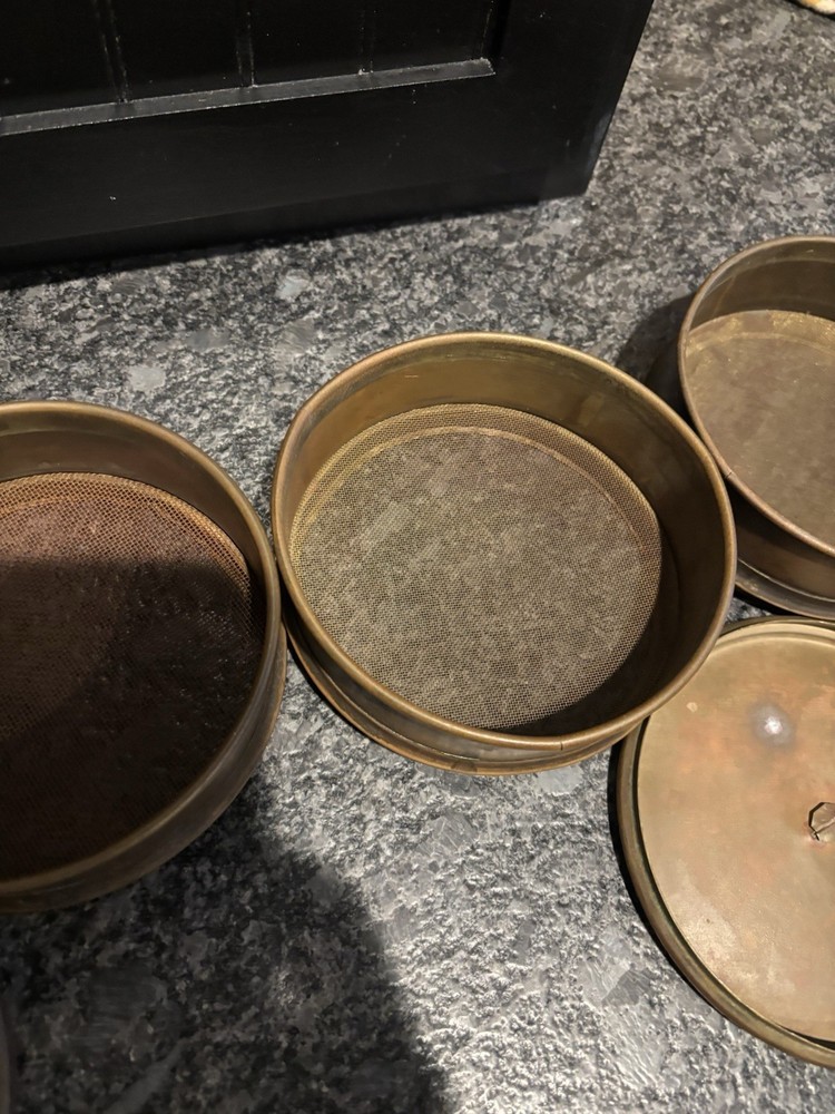 Antique 4 Part Copper Sifter