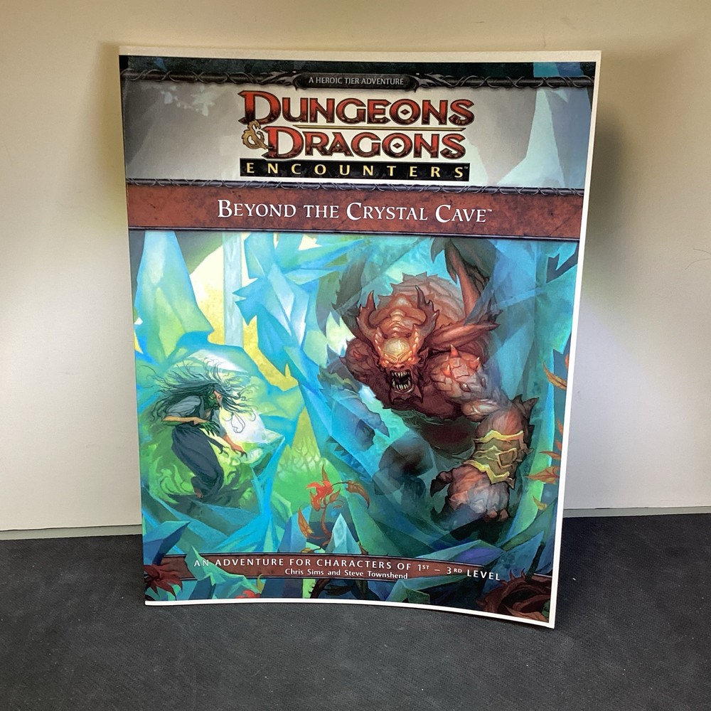 Dungeons & Dragons Beyond the Crystal Cave 4th edition Sourcebook MS121417