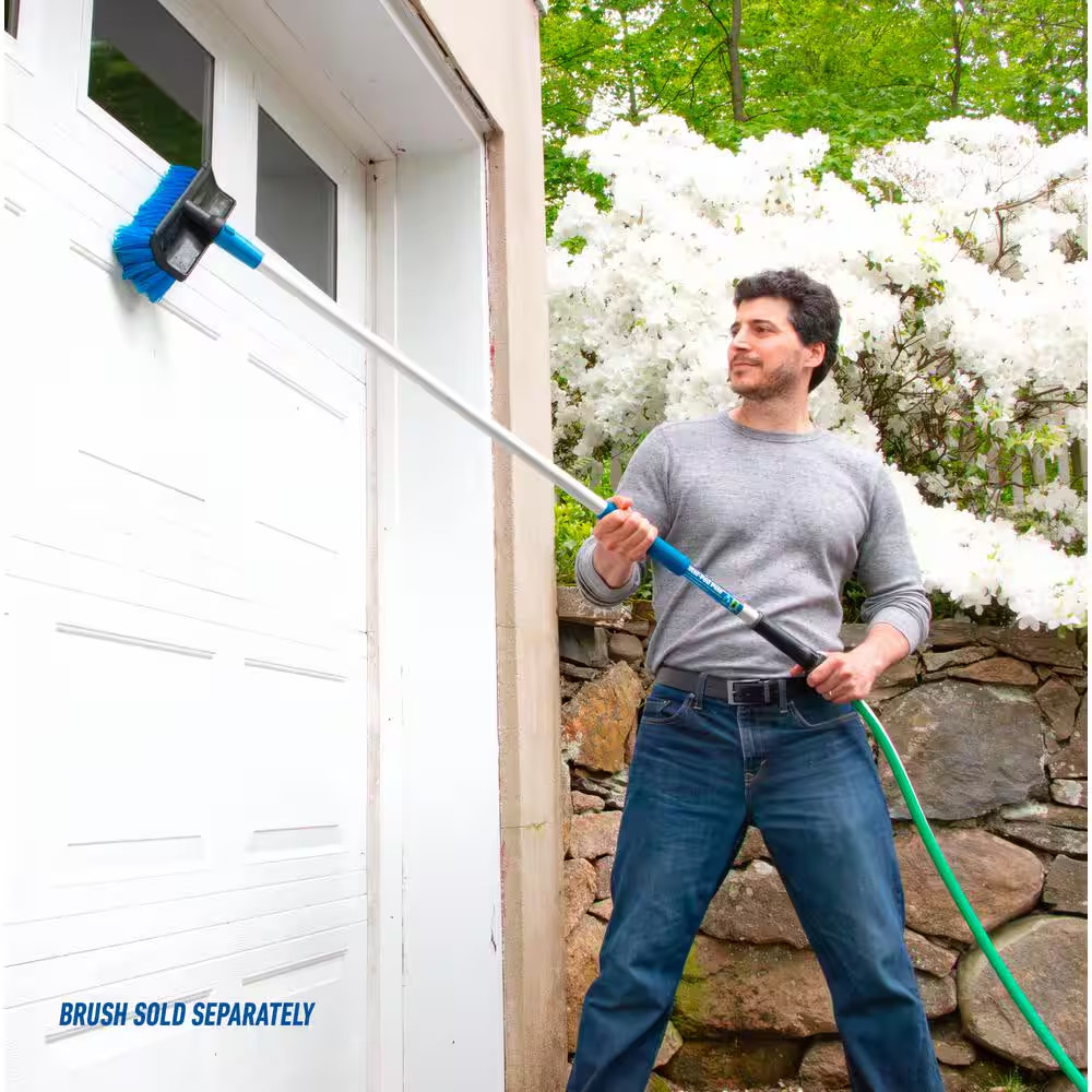 Lock-On 48" Aluminum Water Flow Pole Extension Handle for Cleaning Tools