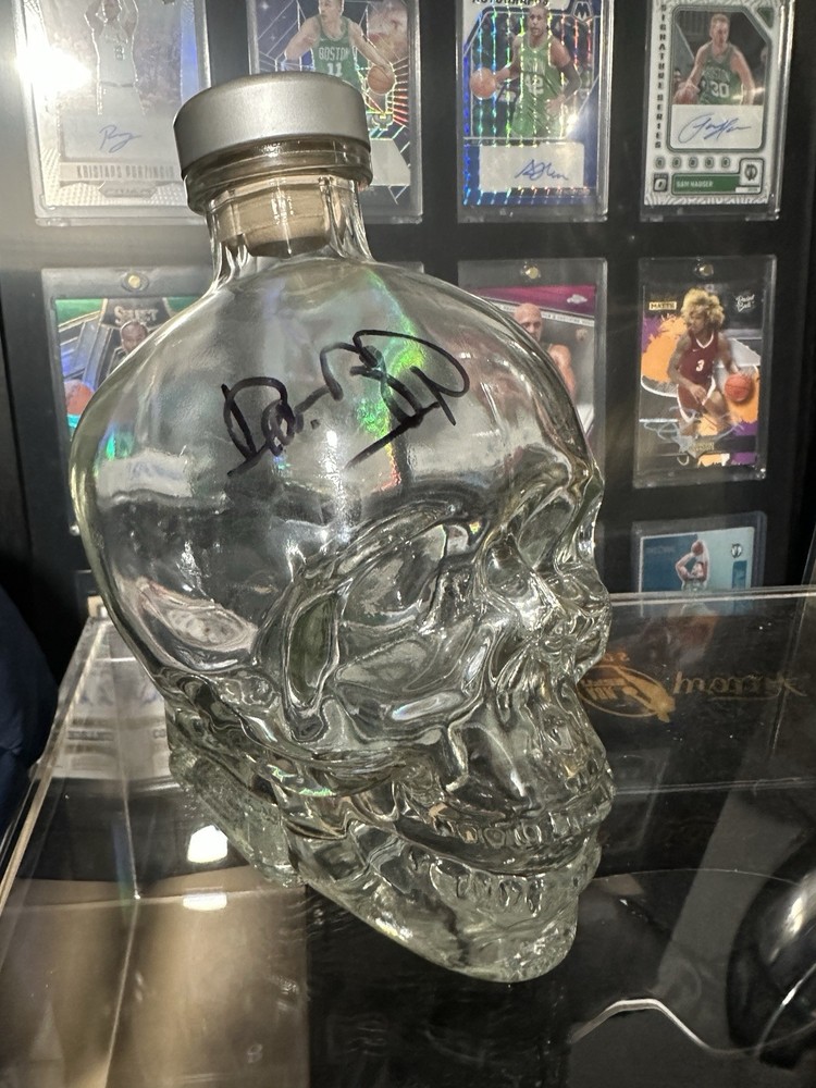 Dan Aykroyd Signed Crystal Head Skull EMPTY BOTTLE - Auto, Autographed