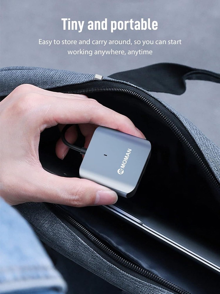 CFexpress Card Reader, Moman C1B Type B Card Reader USB C 3.1 Gen 2 10Gbps