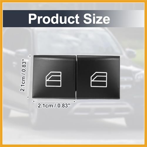 4pcs Driver Window Switch Button Covers Power Window Master Switch Repair