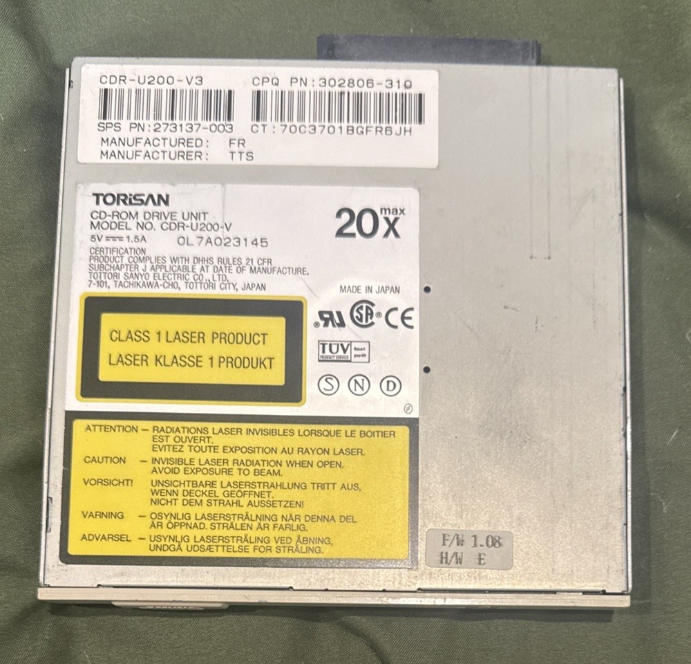 Torisan CDR-U200-V-CD-ROM Drive Unit
