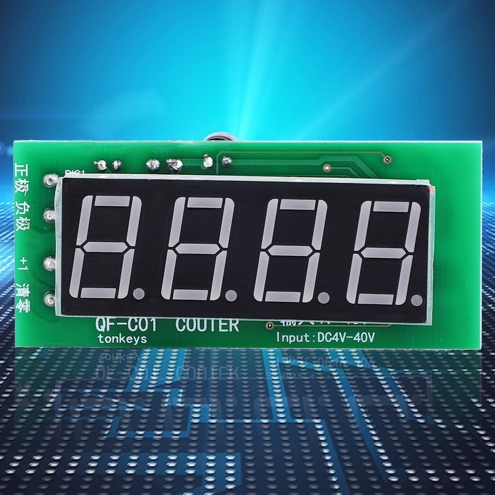 Counter Module High Quality 4-Digit Digital Display with Memory Function QF-C04