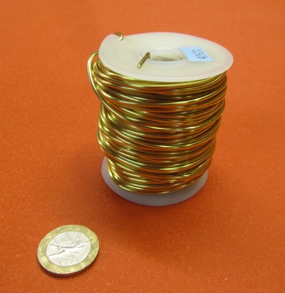 Brass Wire 0.064" Dia. 1 Lb Spool - 83 Ft