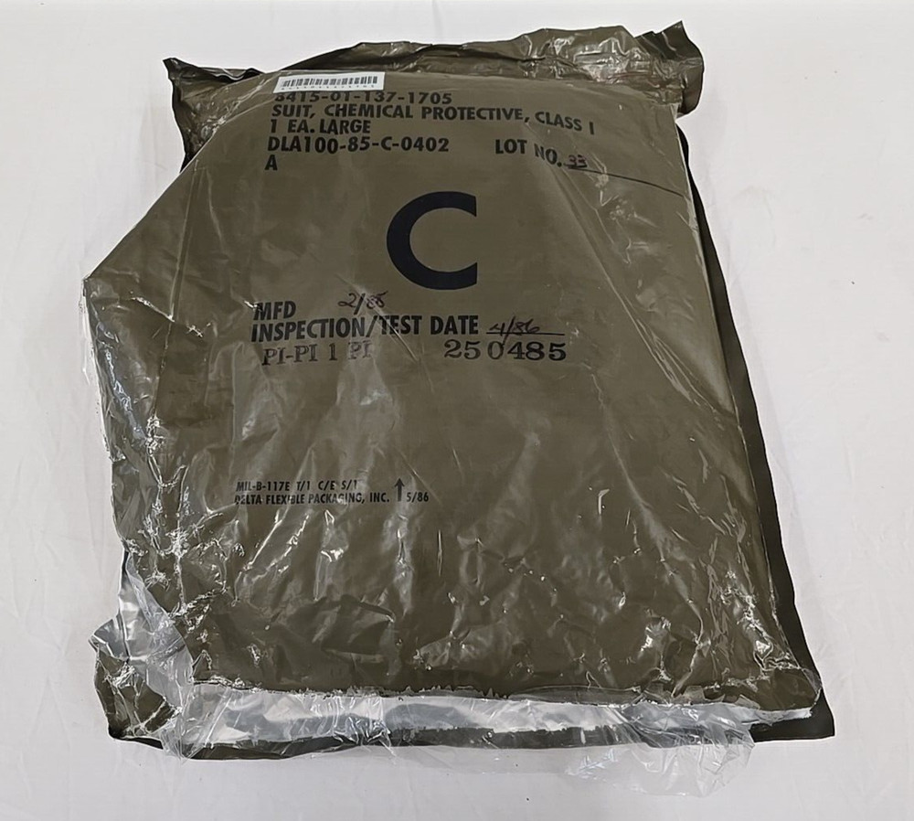 Suit Chemical Protective Class 1 Large #4