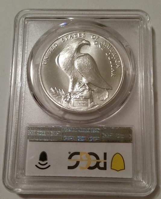 1984 P Olympics Commemorative Silver Dollar MS70 PCGS